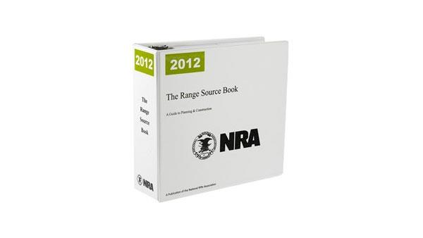 An NRA Range Source Book on a White Background